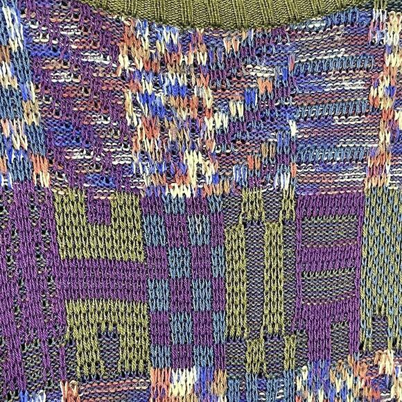 BACHRACH MULTICOLOR MEN'S  KNIT SWEATER SIZE L - Picture 5 of 9